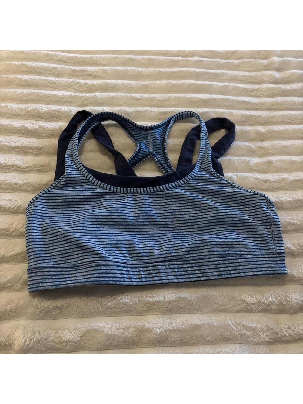 GapFit Women's Blue and Multi Bra